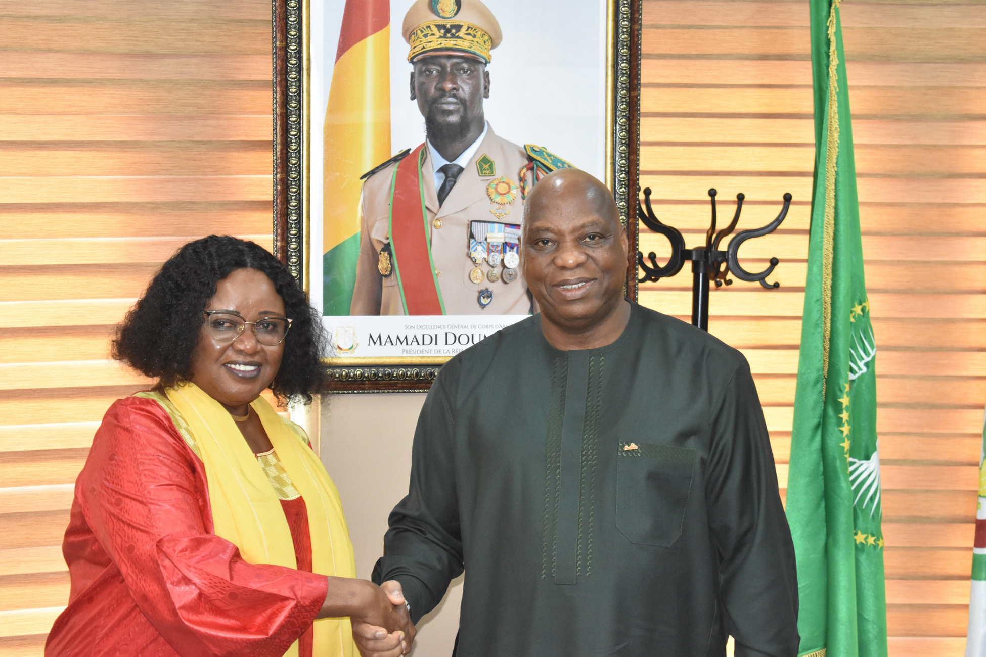 La Représentante résidente par intérim du PNUD rencontre le Ministre des Affaires Etrangères, de l’intégration africaine et des Guinéens établis à l’Etranger