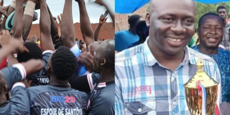 Boké – Football à la base : Le Président de la Ligue régionale célébré à Katougouma