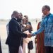 Dr David Makongo (l’inspirateur panafricain engagé et incontournable) accueille les chefs d’État africains à l’aéroport international du Ghana lors de la cérémonie de prestation de serment du président John Mahama !