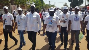 Kambia Bauxite Mining et son PDG Sonny Doumbouya à la Marche de la Paix et du Rassemblement à Boké