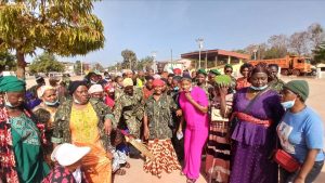 Boké – Marche de rassemblement : les femmes des différents quartiers de la commune urbaine s’activent