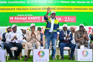Kankan : Ahmed Kanté lance les activités du Fan Club Général Mamadi Doumbouya et les travaux de formation sur la vulgarisation de la nouvelle Constitution