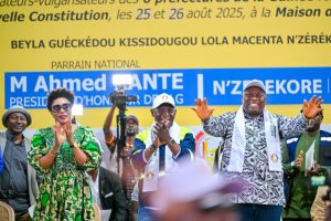 N’Zérékoré : Ahmed Kanté et Sinohydro mobilisent pour la vulgarisation de la nouvelle Constitution