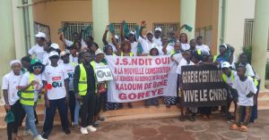 Boké – Référendum : La jeunesse du quartier Gorèye se mobilise en faveur de la nouvelle constitution